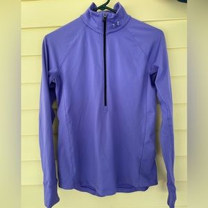 Under Armour, cold gear purple full zip